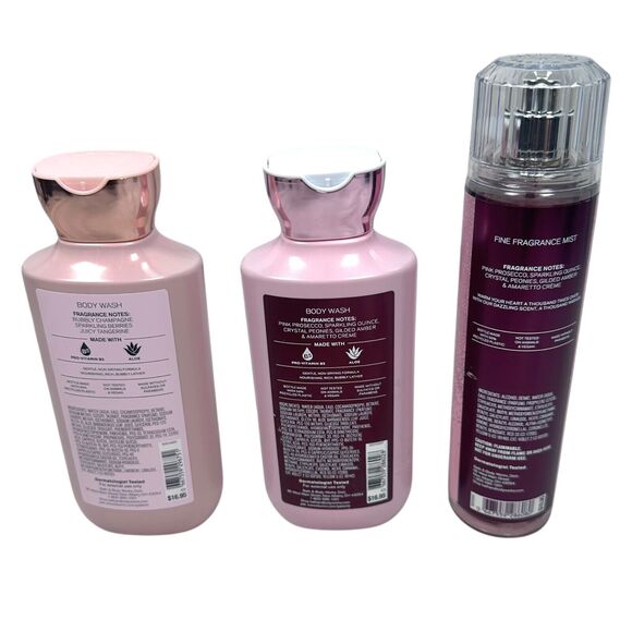 Bath & Body Works Champagne Body Wash A Thousand Wishes Body Wash Fragrance Mist - Picture 2 of 8